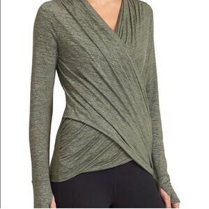 Athleta Odyssey Wrap Top Size XS